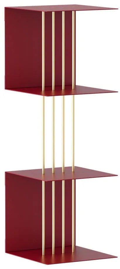 Piros fém fali polc Teaser – UMAGE