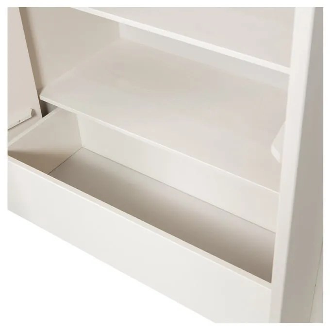 Krémszínű borovi fenyő moduláris szekrény 101x210 cm Basu – WOOOD