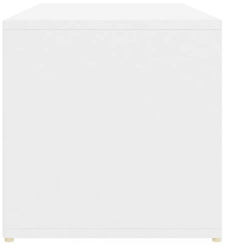 vidaXL fehér szerelt fa cipőtároló pad 105 x 35 x 35 cm