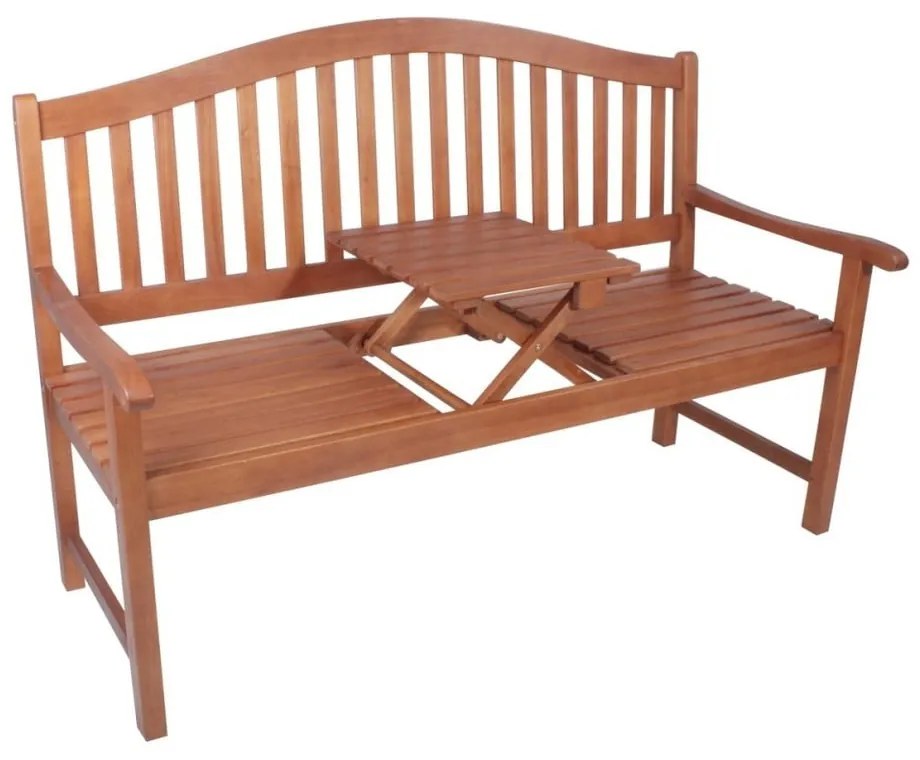 Phuket eukaliptuszfa kerti pad tárolóasztallal - Garden Pleasure