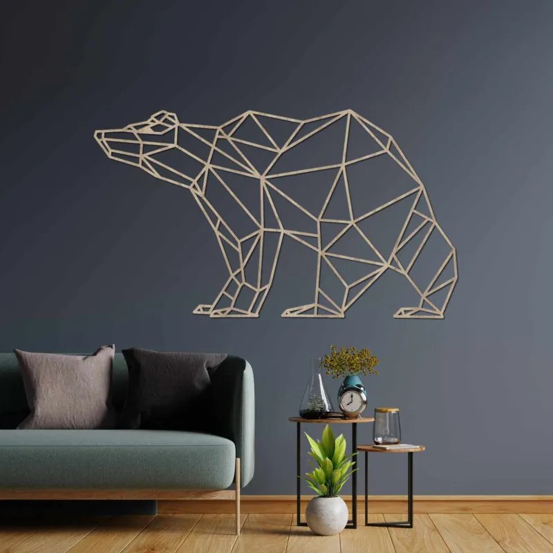 Geometrikus medve fa falfestmény | BRUKO