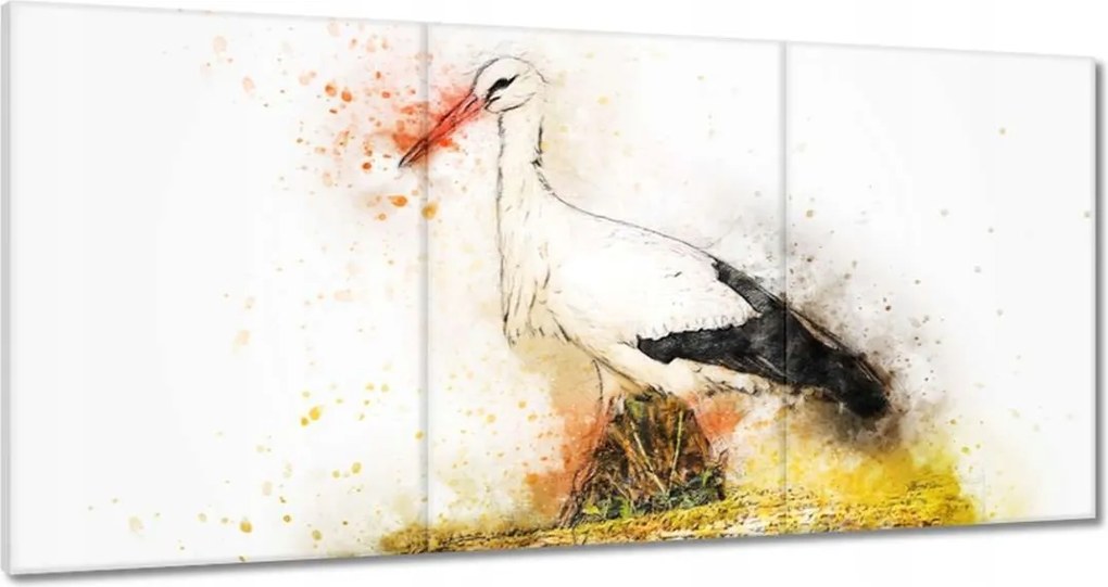 Festmények 120x60 Gólya