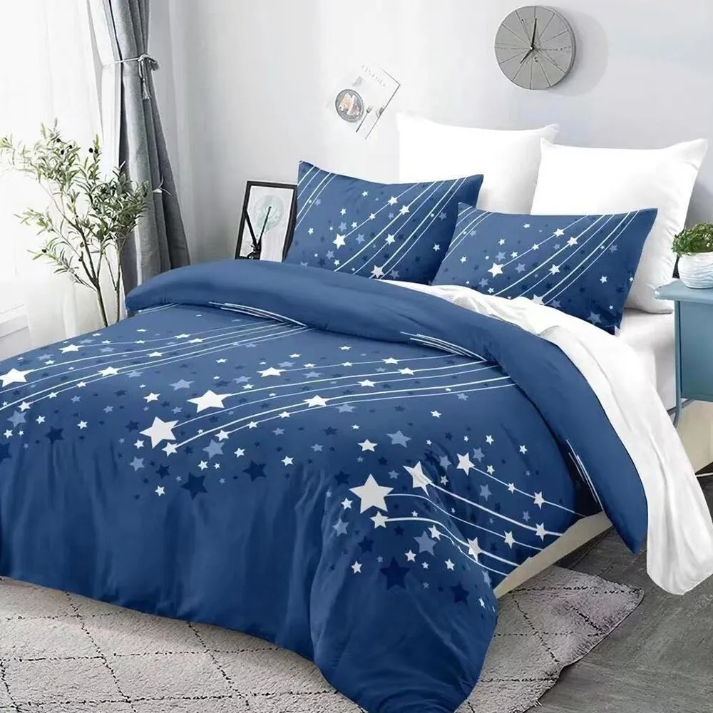 Pamut ágynemű Homa ESTRELA SPACE 7 részes 140X200 cm