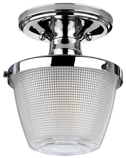 Quoizel QZ-DUBLIN-SF-PC - Fürdőszobai lámpa DUBLIN 1xE27/40W/230V IP44 króm