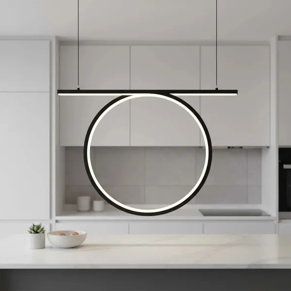 LED csillár kábelen ODETTA LED/30W/230V 4000K fekete