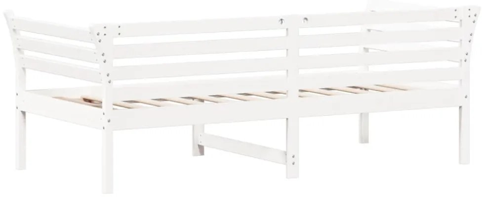 fehér tömör fenyőfa kanapéágy matrac nélkül 90 x 190 cm