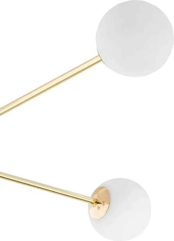 KASPA 10771405 ASTRA Glamour Mennyezeti Lámpa Fehér, Arany E14 IP20
