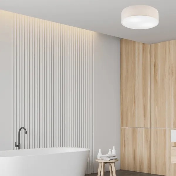 Mennyezeti lámpa SIRJA DOUBLE 4xE27/15W/230V átm. 45 cm krémes