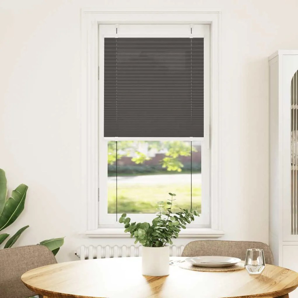 pliszírozott redőny fekete 60x150 cm szövetszélesség 59,4 cm