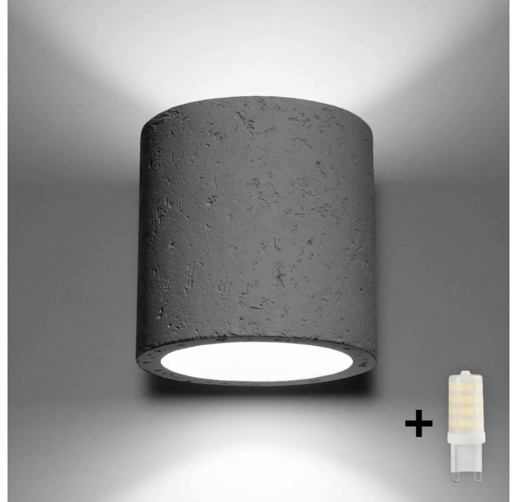 Brilagi Brilagi -  LED Fali lámpa FRIDA 1xG9/3,5W/230V beton BG0539