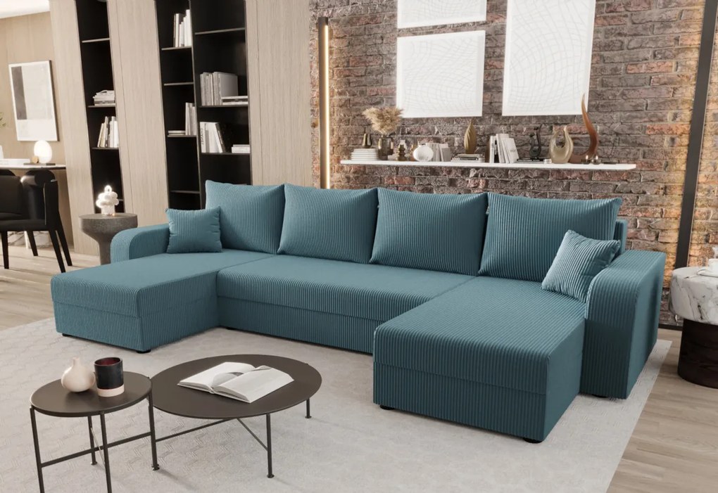 MARIKA 3 ágyázható U alakú ülőgarnitúra 305x90x140 zoom 1