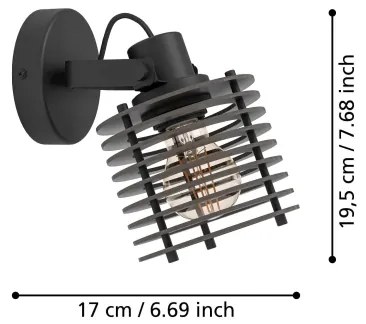 Eglo 900739 - Fali spotlámpa SEGOVIA 1xE27/40W/230V