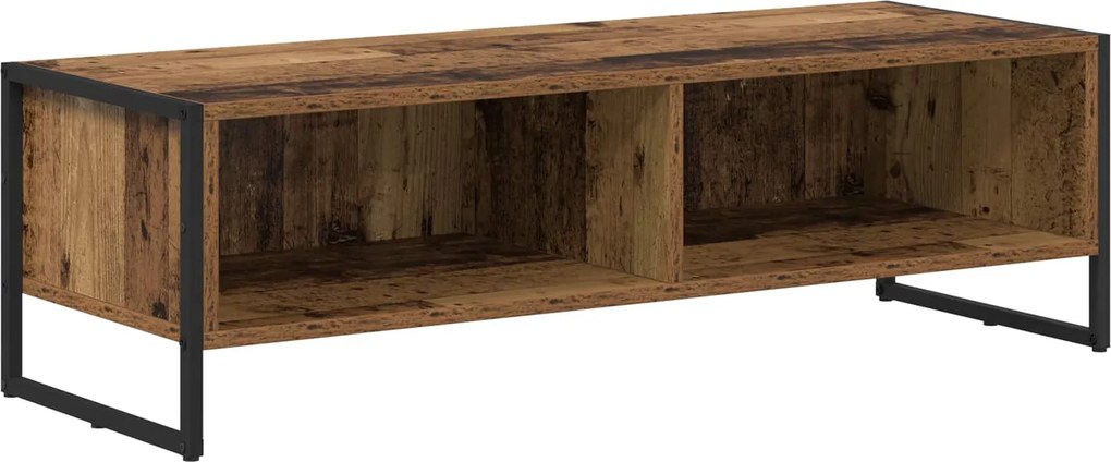 vidaXL TV szekrény Öreg fa 100 x 36.5 x 30.5 cm Faanyag