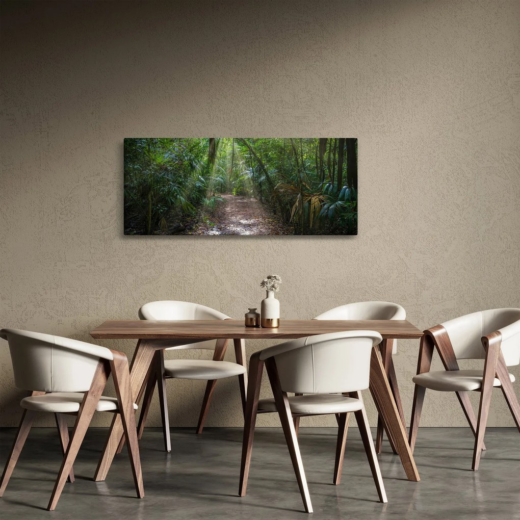 Kép - Napsugarak a dzsungelben (120x50 cm)