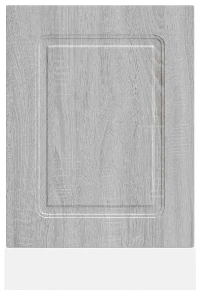 mosogatógép panel Kalmar szürke sonoma 45x1,5x67 cm gépi fa