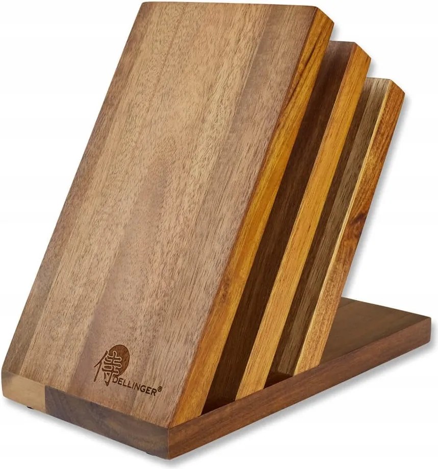 Mágneses blokk 6 késhez Dellinger Acacia – akácfa