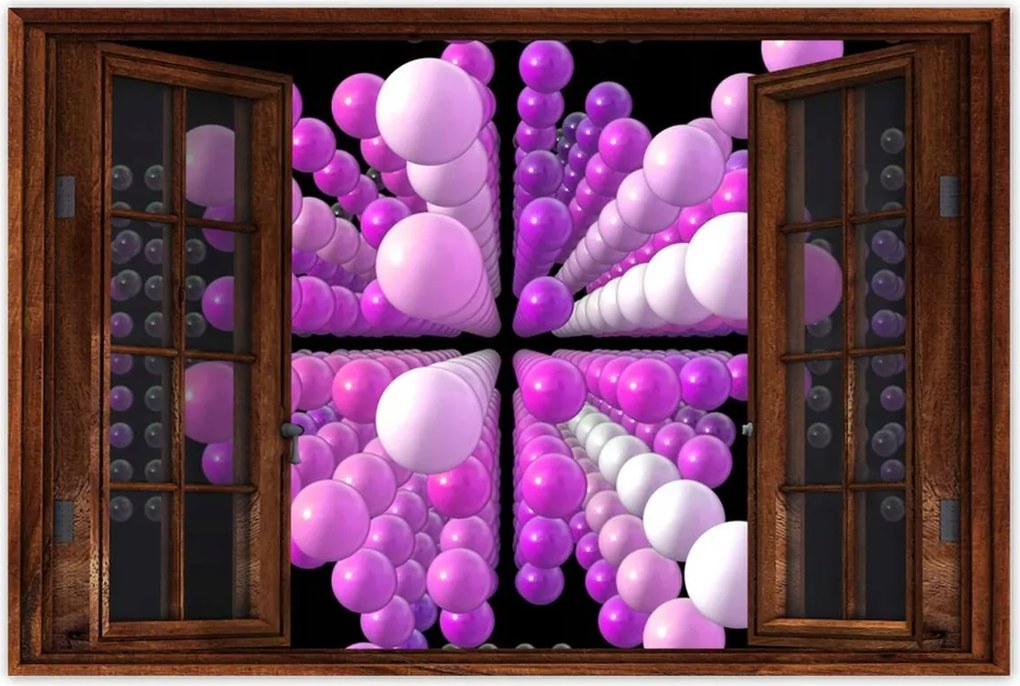 Poszterek 90x60 Lila Mátrix