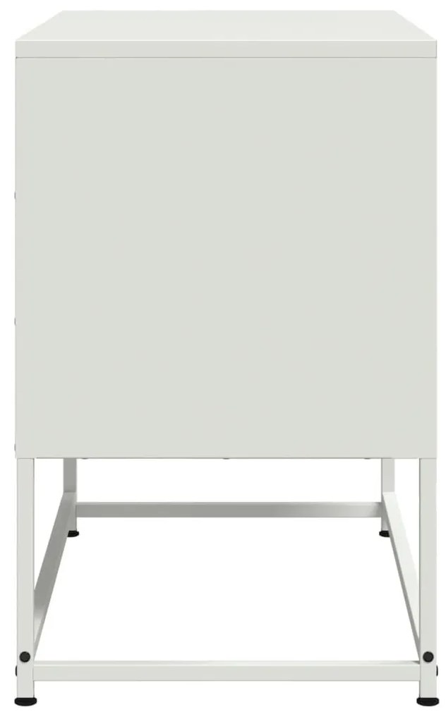 fehér acél TV-szekrény 68,5x39x60,5 cm