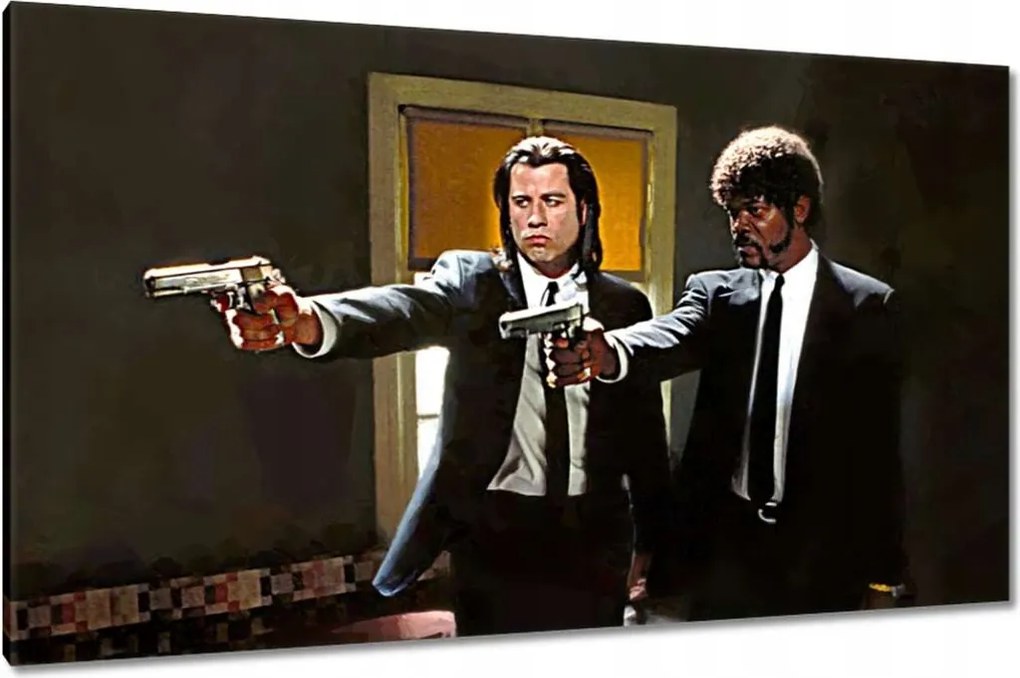 Festmények 120x70 Samuel Jackson és Travolta