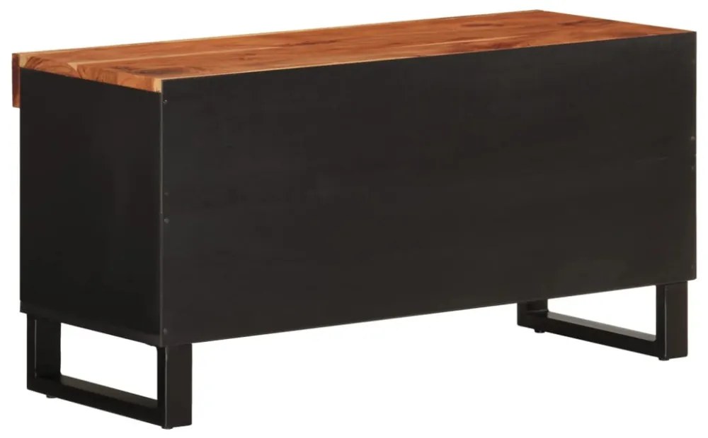 tömör akácfa TV-szekrény 85 x 33 x 43,5 cm