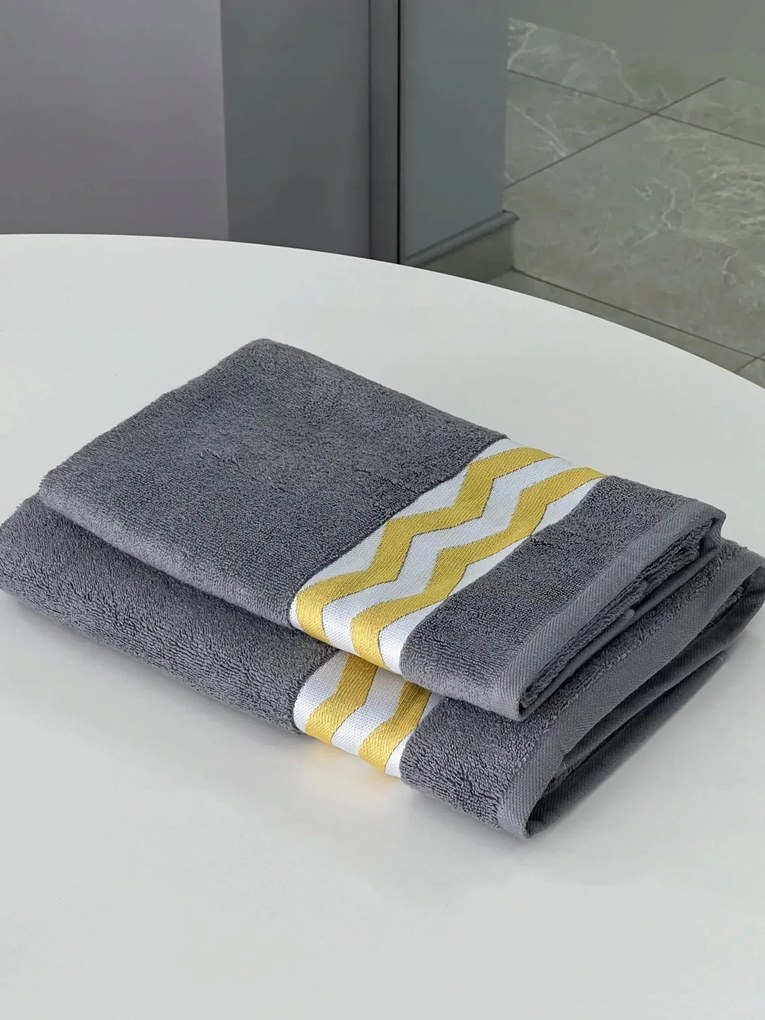 Pamut Törölköző Szett 70x140 50x90 500g/m² Puha Nedvszívó Prémium