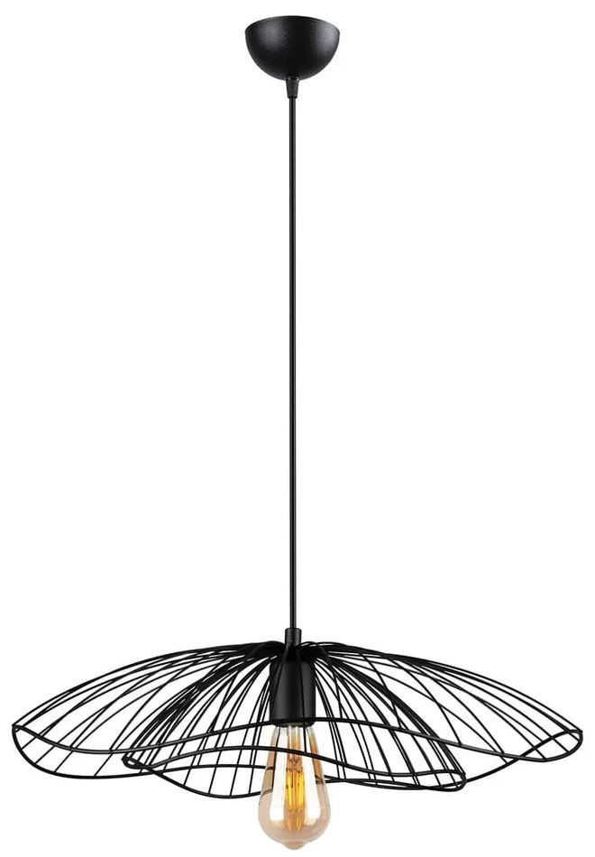 Root fekete függőlámpa, magasság 111 cm - Squid Lighting