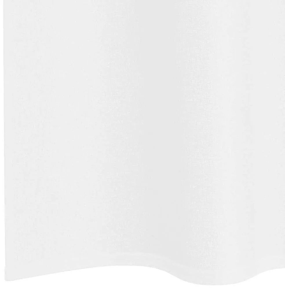 Függönyök függönyökkel 2 pcs Fehér 140x175cm Poliészter