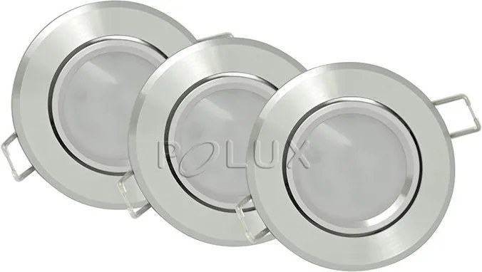 Polux SUN 305268 Beépíthető spotlámpa 1x3,5W/GU10 3000K 250LM IP20