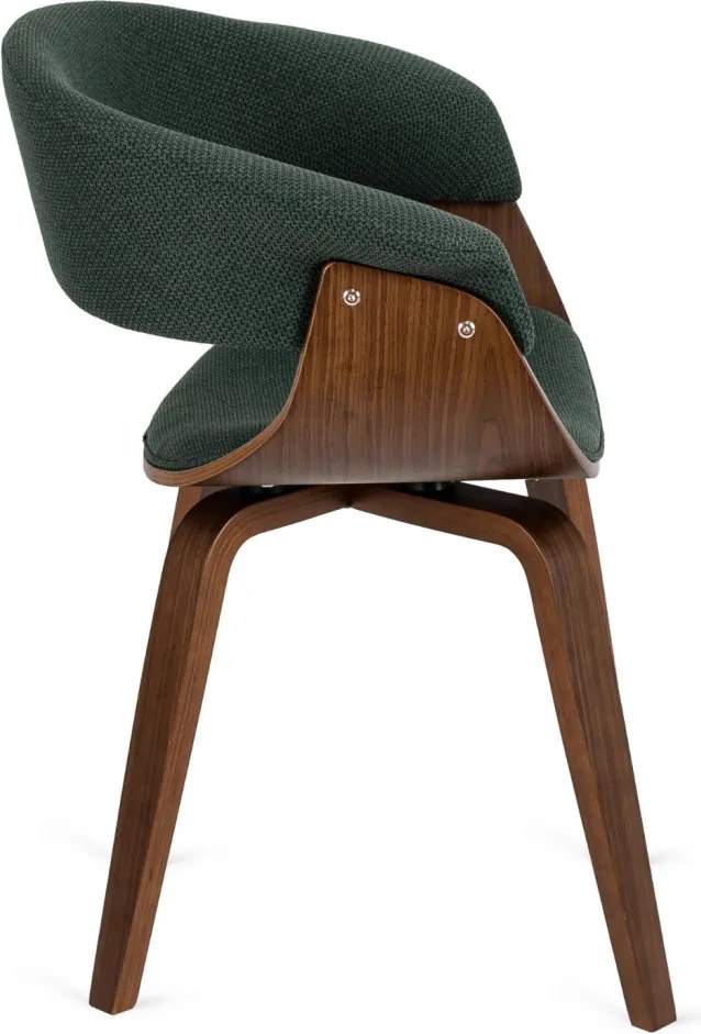 Szék zöld/dió színben. GARY 2