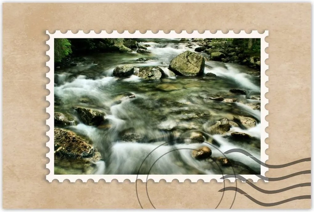 Poszterek 90x60 Folyó a Tátrában