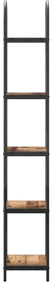 Könyvespolc Régi fa 40 x 30 x 183 cm Faanyag