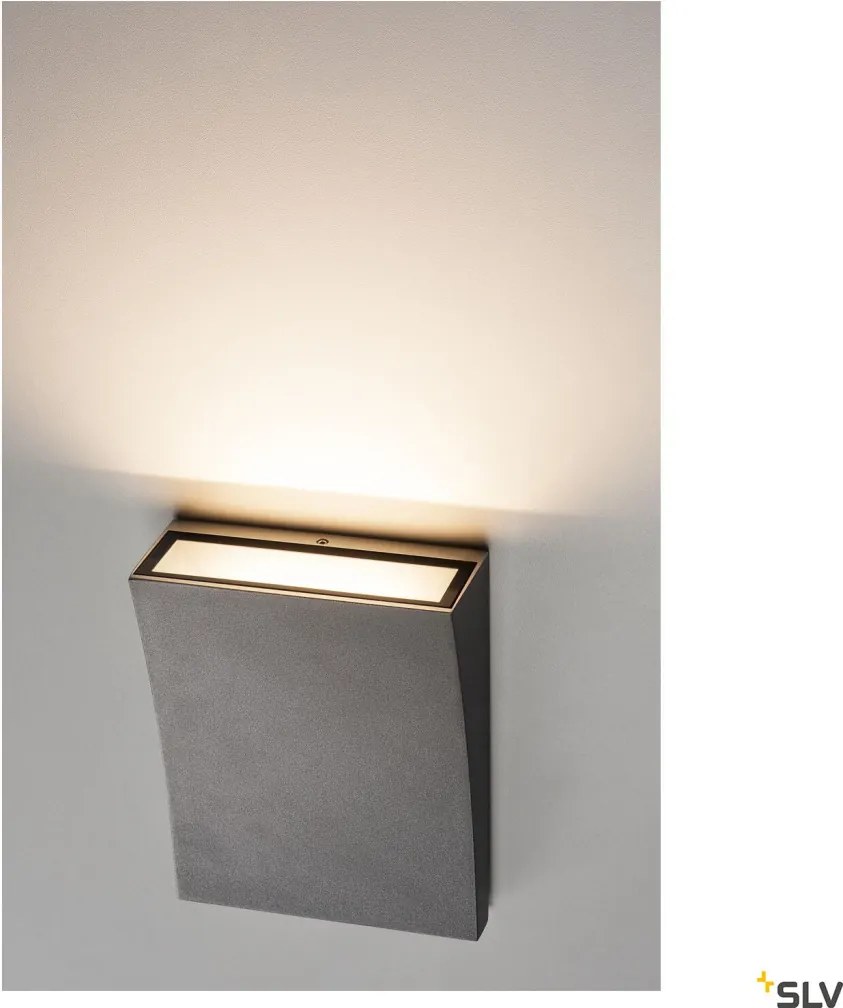 SLV 1000342 DELWA Modern Kültéri Fali Lámpa Antracit LED IP44