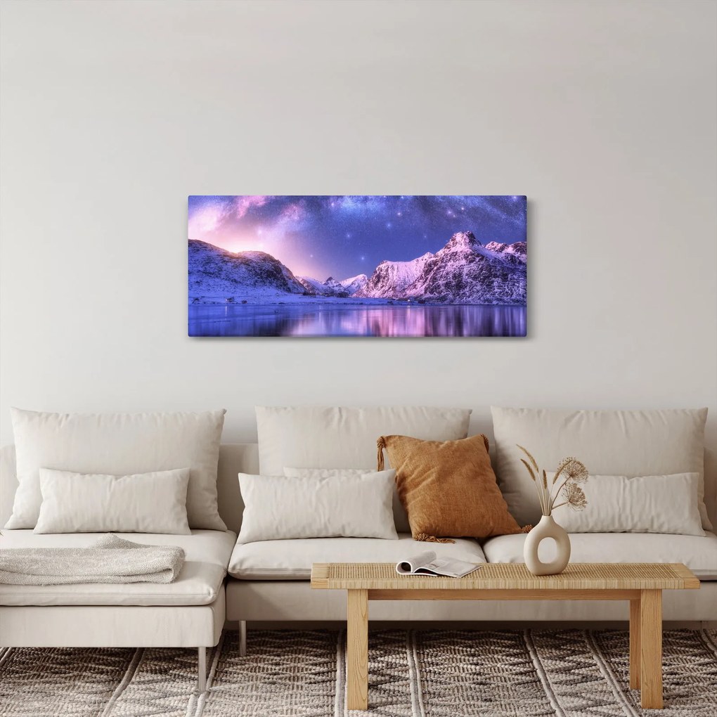 Kép - Sarkvidéki táj (120x50 cm)