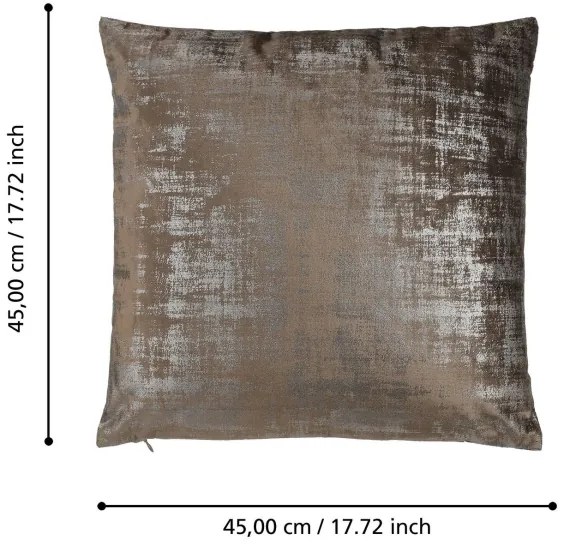 Eglo 420077 - Dekoratív párna SINGU 45x45 cm barna