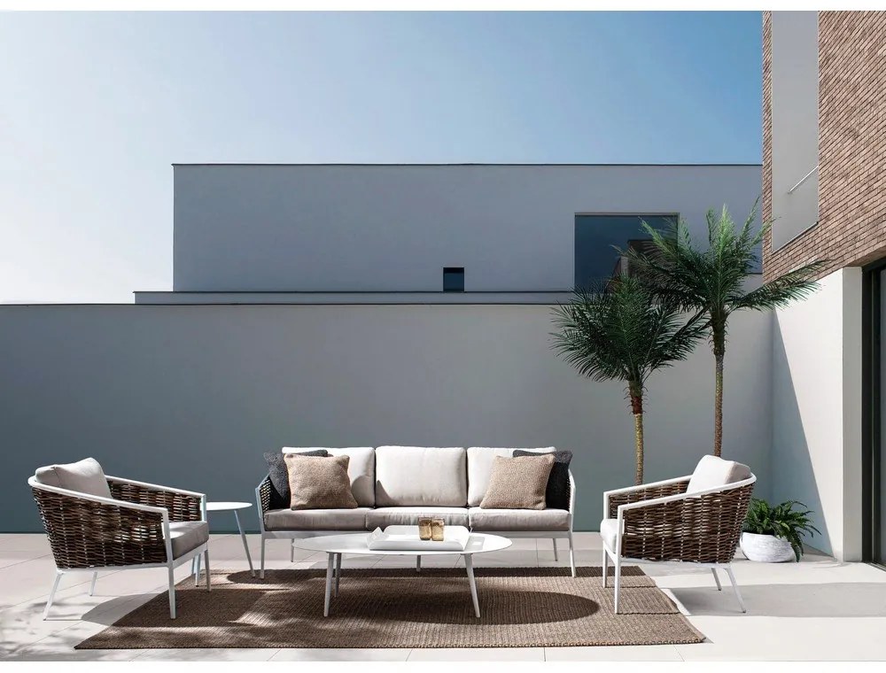 Alumínium kerek kerti kisasztal ø 50 cm Ridley – Bizzotto