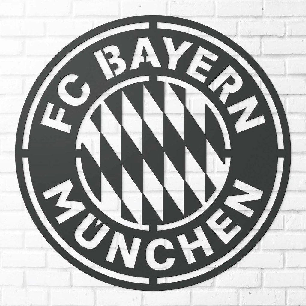 DUBLEZ | Fából készült logó - FC Bayern München | Fali kép