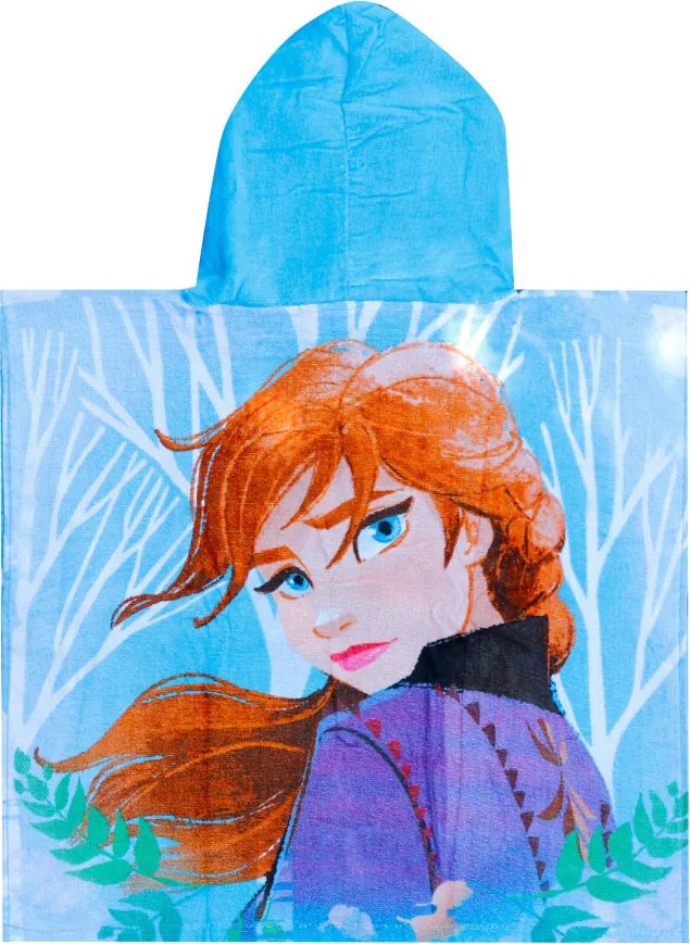 Disney Frozen/Jégvarázs 2. gyerek strandtörölköző poncsó