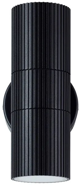 Brilliant - Kültéri fali lámpa KEOLA 2xGU10/10W/230V IP44 fekete