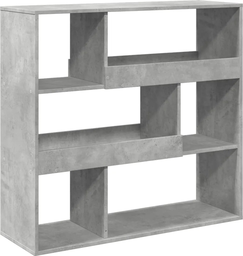 vidaXL betonszürke térelválasztó könyvszekrény 100 x 33 x 94,5 cm