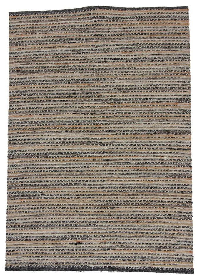 Vastag gyapjú szőnyeg Rustic 132x189 kézi és gépi szövésű gyapjú szőnyeg