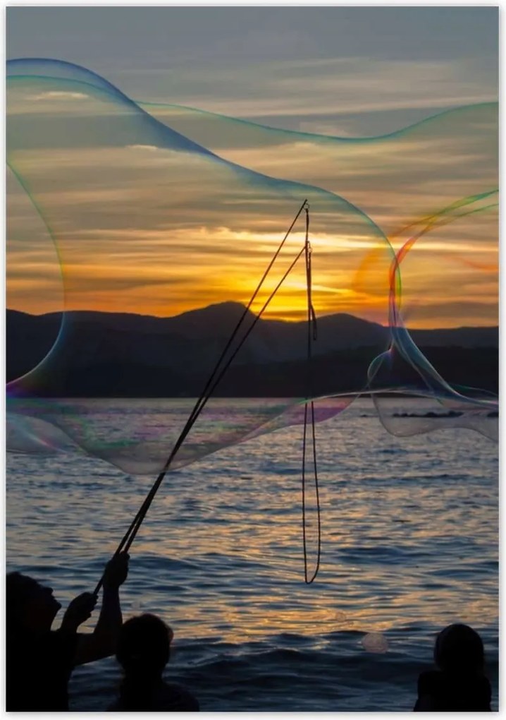 Poszterek 70x100 Nagy szappanbuborékok