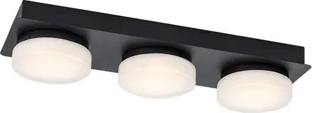 Rabalux attichus fürdőszobai mennyezeti lámpa 18w 1700lm ip44 fekete