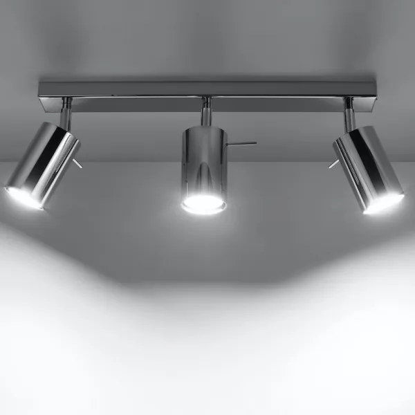 Sollux SL.0729 - Spotlámpa RING 3xGU10/10W/230V