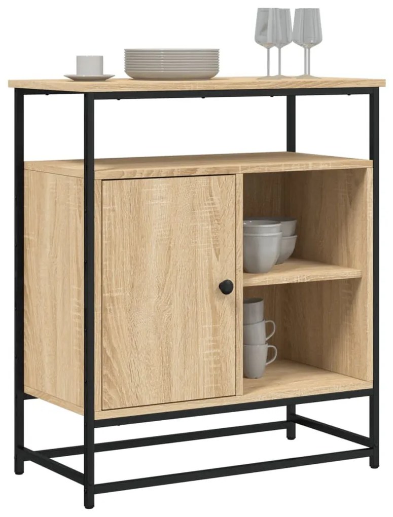 sonoma tölgyfa tálalószekrény 69 x 35 x 80 cm