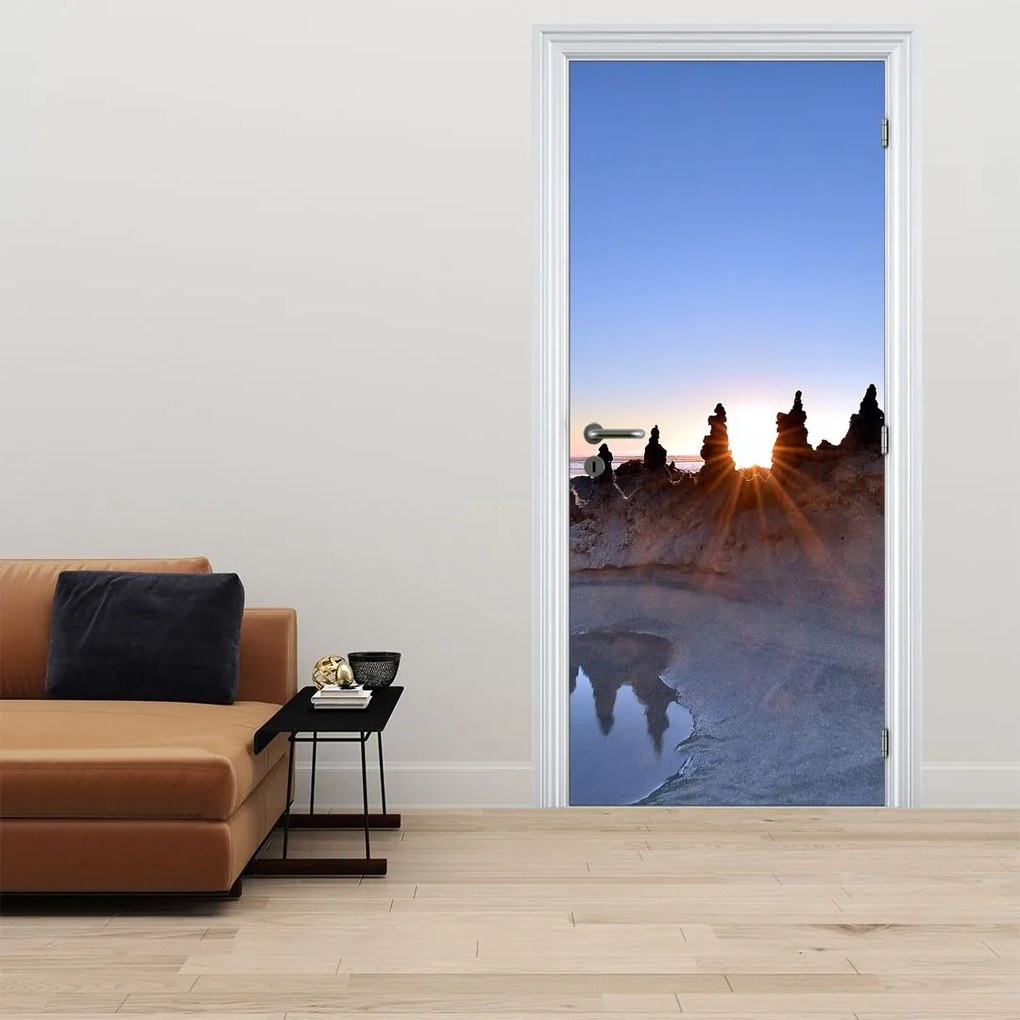 Fotótapéta ajtóra - Homokos táj (95x205cm)