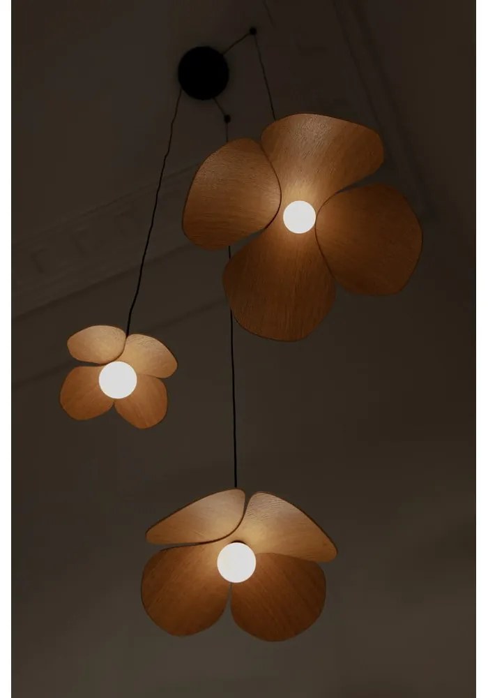 Natúr színű tölgyfa lámpabúra ø 28 cm Forget Me Not – UMAGE