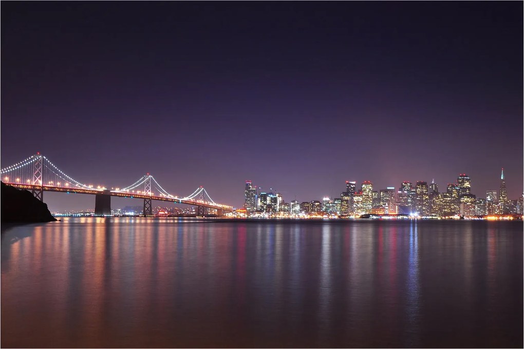 Kilátás San Francisco-ra, California (90x60 cm)