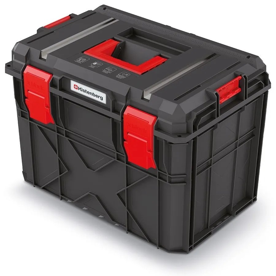 Szerszámtáska A, 40,7 cm, szorítórudak, fekete