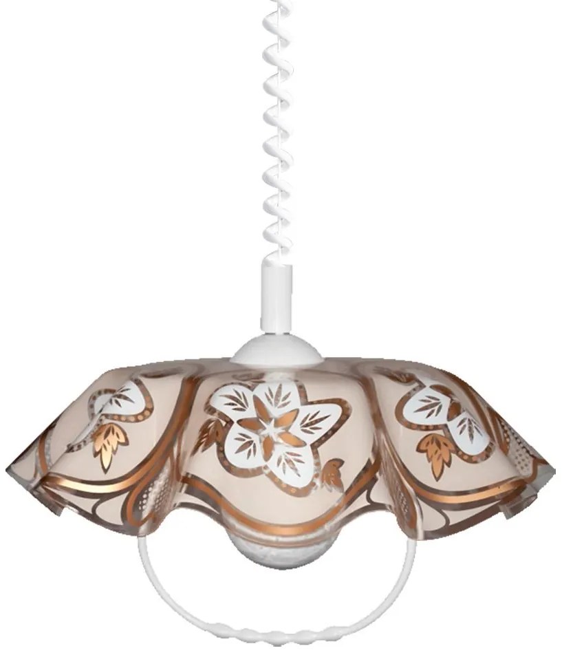 Prezent 74197 B06 - Állítható magasságú csillár LYRA 1xE27/60W/230V