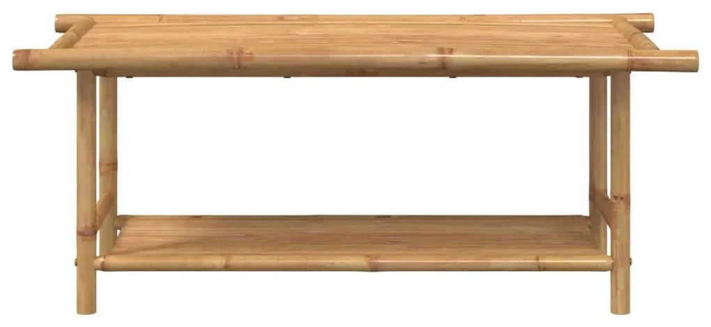 Bambusz dohányzóasztal 110x55x45 cm